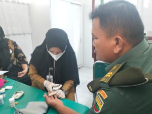 Kodim 0301/Pbr Gelar Posbindu Bagi Prajurit, PNS dan Persit