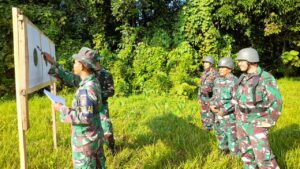 Tingkatkan Profesionalisme Keprajuritan, Kodim 1002/HST Latihan Menembak