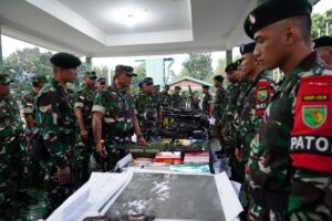 Pangdam Cenderawasih Periksa Kesiapan Tugas Operasi Yonif RK 751/VJS