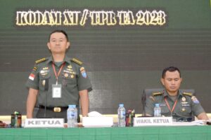Aspers Kasdam XII/Tpr Pimpin Sidang Parade Tingkat Subpandasus Penerimaan Calon Taruna-Taruni Akmil 2023