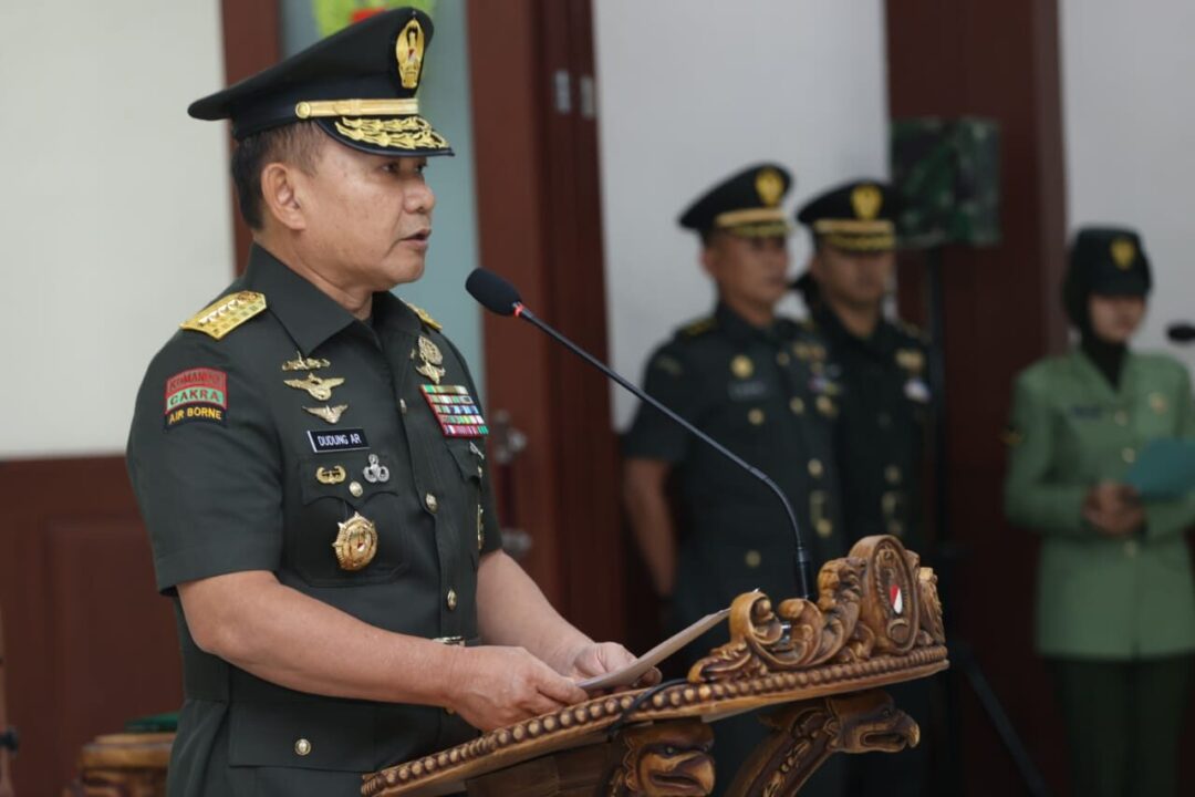 Kasad Terima Laporan Kenaikan Pangkat Pati Tni Ad