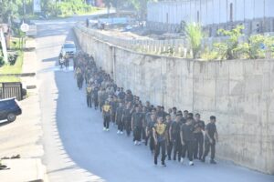 Jumat Sehat, Korem 143/HO Gelar Senam Bersama dan Jalan Santai