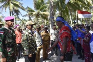 Pastikan Aman, Pangdam Pattimura Dampingi 2 Menteri Kunker ke Maluku Barat Daya