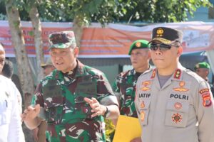 Pastikan Aman, Pangdam Pattimura Dampingi 2 Menteri Kunker ke Maluku Barat Daya
