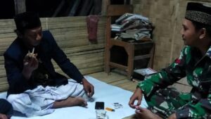 Pererat Silaturahmi, Babinsa Koramil 0602-11/Tirtayasa Komsos Bersama Tokoh Agama