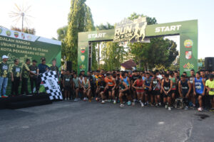 Peringati HUT Ke-73 Kodam I/BB, Korem 031/Wira Bima Gelar Fun Run 5K dan 10K.