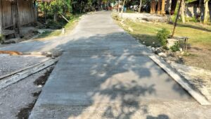 Rabat Beton Terlaksana 50 Persen di Lokasi KBM Desa Sambirejo