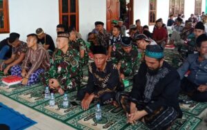 Menjelang Hari Raya Idul Adha, Satgas Yonif 143/TWEJ Silaturahmi di Perbatasan RI-PNG