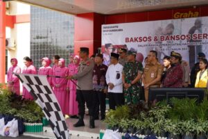 Danrem 102/Pjg Hadiri Apel Pemberangkatan Pendistribusian Bansos