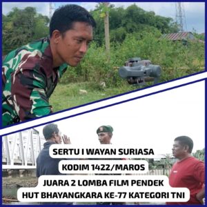 Luar Biasa, Pendam XIV/Hsn Juara Lomba Konten Kreatif Tingkat Mabes Polri