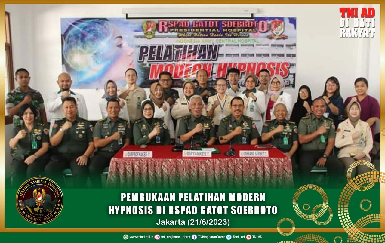 Pembukaan Pelatihan Modern Hypnosis Di RSPAD Gatot Soebroto