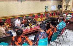 Dandim 1011/Kuala Kapuas Terima Silaturahmi Ormas Pemuda Pancasila