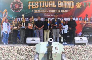 Yonarmed 11 Kostrad Gelar Festival Band Tingkat SMA/SMK Se-Kabupaten Magelang dan Sekitarnya