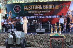 Yonarmed 11 Kostrad Gelar Festival Band Tingkat SMA/SMK Se-Kabupaten Magelang dan Sekitarnya