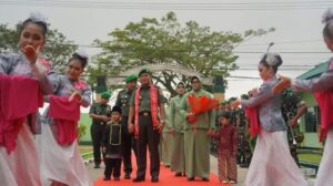 Kunjungan Kerja Danrem 091/ASN di Makodim 0906/Kutai Kartanegara