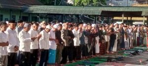 Korem 131/Santiago Gelar Sholat Idul Adha dan Potong Hewan Qurban