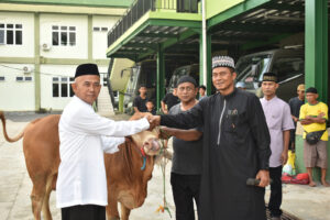 Danrem 043/Gatam Sholat Idul Adha1444 H Bersama Masyarakat Bandar Lampung