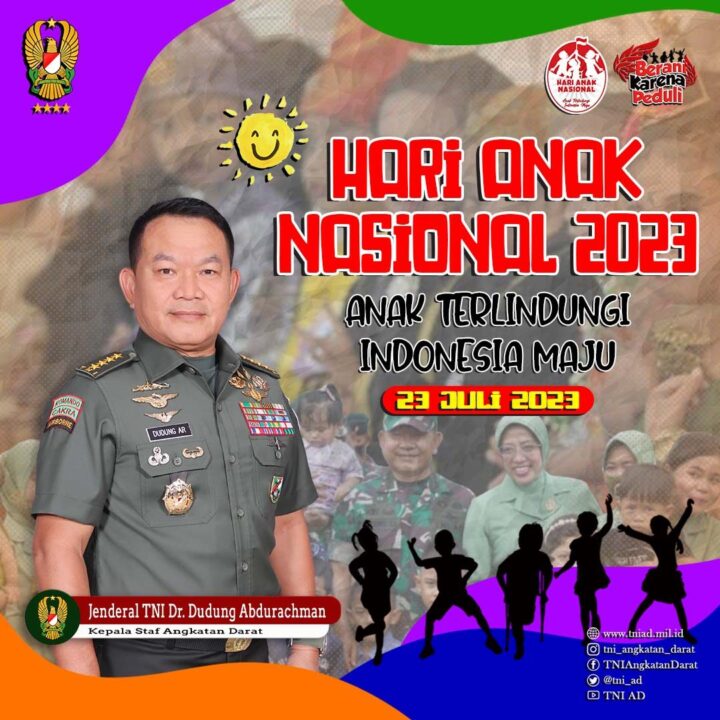 Hari Anak Nasional 2023 "Anak Terlindungi Indonesia Maju" 23 Juli 2023