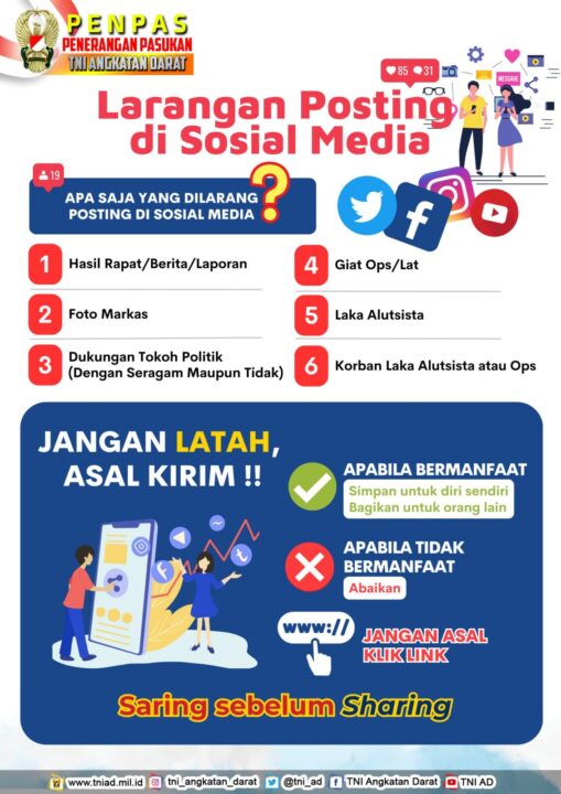 Larangan Posting di Sosial Media
