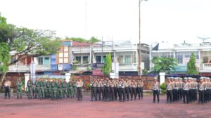 Dandim 0303/Bengkalis dan Forkopimda Hadiri Upacara Peringatan HUT ke 77 Bhayangkara