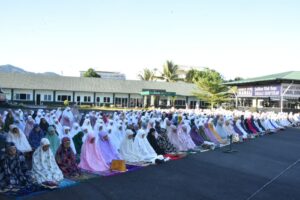 Korem 023/KS Laksanakan Sholat Idul Adha 1444 H/2023 M