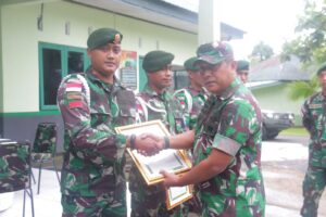 Satgas Yonarmed 1 Kostrad Kembali Peroleh Penghargaan dari Pangdam XVI/Pattimura