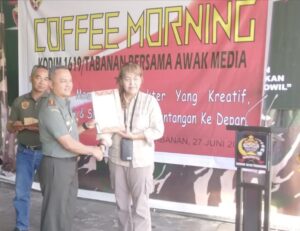 Gelar Coffee Morning dengan Awak Media, Ini Pesan Dandim 1619/Tabanan