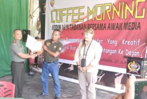 Gelar Coffee Morning dengan Awak Media, Ini Pesan Dandim 1619/Tabanan