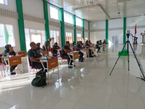 Korem 043/Gatam Gelar Pengecekan Kemampuan Bahasa Inggris Bagi Perwira dan Kowad