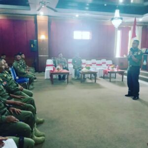 Pelatihan Dasar Pol PP dan Damkar, Dandim Manggarai Berikan Materi Wasbang