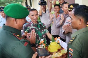 Danrem 162/WB Pimpin TNI Tiga Matra Datangi Mapolda NTB