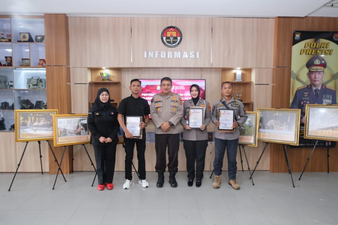 Fotografer Pendam XIV/Hsn Sabet Dua Gelar Lomba Konten Kreatif HUT Bhayangkara ke-77