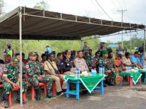 Wisata Baru, Prajurit Badak Hitam 511 Bangun Tempat Wisata Taman Pelangi Badak Hitam Di Perbatasan RI-PNG