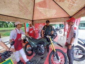 Kodim 1002/HST Lakukan Cek Fisik Kendaraan CRF Sebelum Dibagi Ke Babinsa