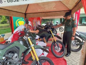 Kodim 1002/HST Lakukan Cek Fisik Kendaraan CRF Sebelum Dibagi Ke Babinsa