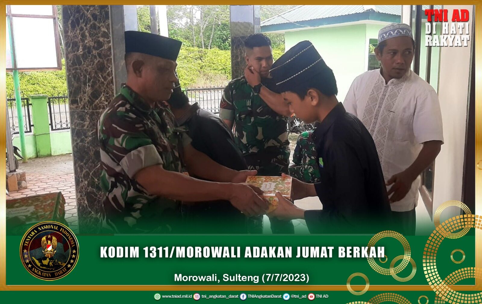 Kodim 1311/Morowali Adakan Jumat Berkah