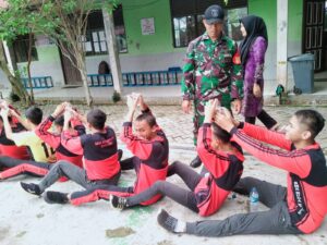 Kodim 1002/HST Bekali Siswa SMK Wawasan Kebangsaan