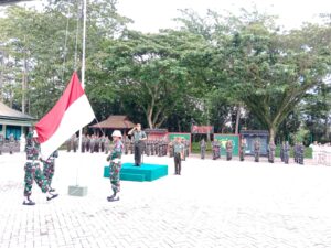 Upacara 17-an, Dandim 1002/HST Bacakan Amanat dan Penekanan Panglima TNI
