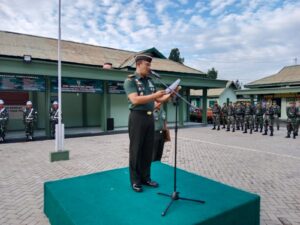Upacara 17-an, Dandim 1002/HST Bacakan Amanat dan Penekanan Panglima TNI