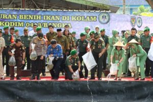 Danrem 045/Garuda Jaya Berikan Pengarahan Kepada Personel, PNS dan Persit di Makodim 0413/Bangka