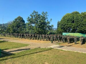 Latihan Berganda Siswa Dikjurbaif Diktuba Rindam Jaya Resmi Berakhir