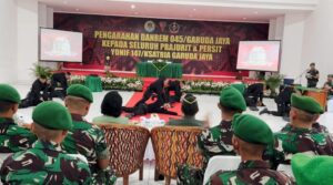 Danrem 045/Gaya Kunjungan Kerja Ke Mayonif 147/KGJ