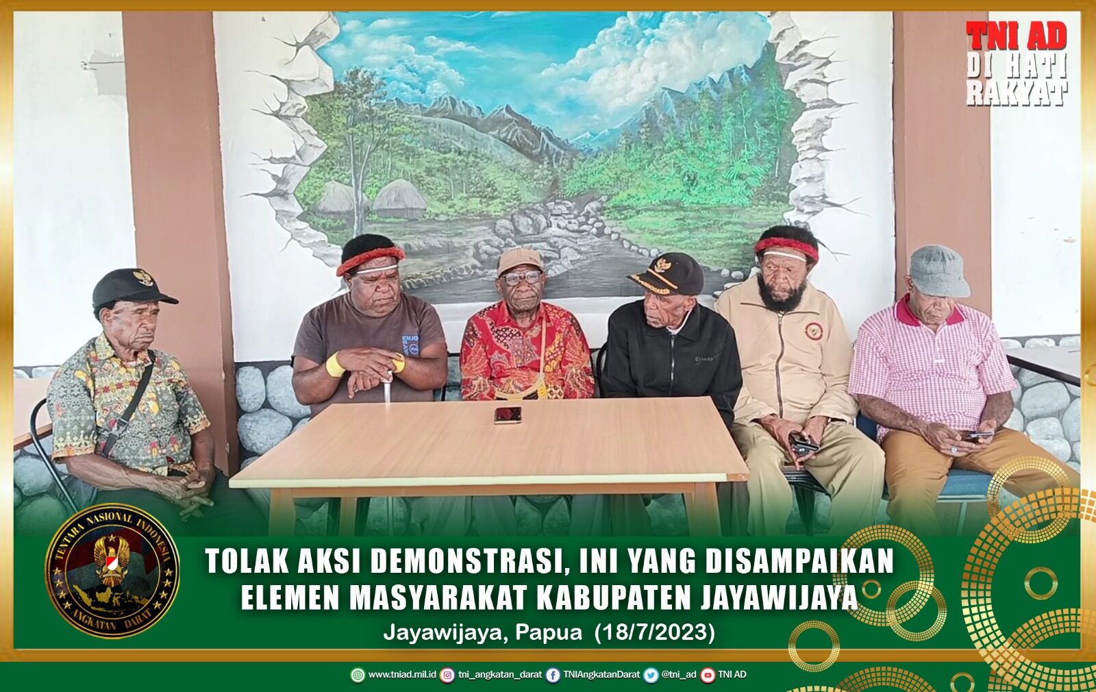 Tolak Aksi Demonstrasi, Ini Yang Disampaikan Elemen Masyarakat Kabupaten Jayawijaya