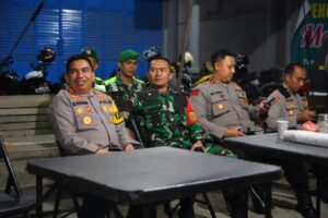 Pastikan Keamanan Malam 1 Suro, Dandim 0804/Magetan Bersama Kapolres Magetan Patroli Bersama