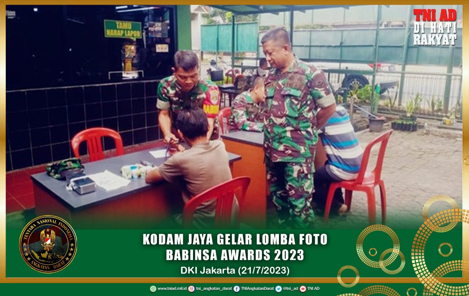 Kodam Jaya Gelar Lomba Foto Babinsa Awards 2023