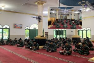 Prajurit dan Persit Yon Armed 15/Cailendra Peringati Tahun Baru Islam 1445 H/2023 M