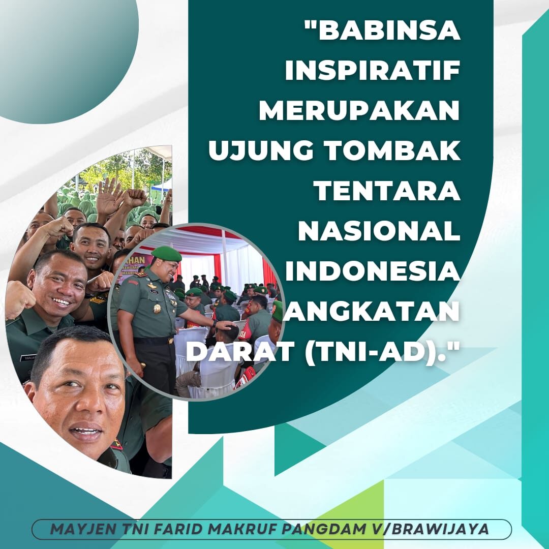 Pangdam Brawijaya: Babinsa Inspiratif, Ujung Tombak TNI-AD