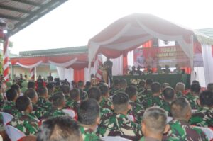 Pangdam XII/Tpr Beri Arahan dan Resmikan Cafe Ragam Duta Kopi