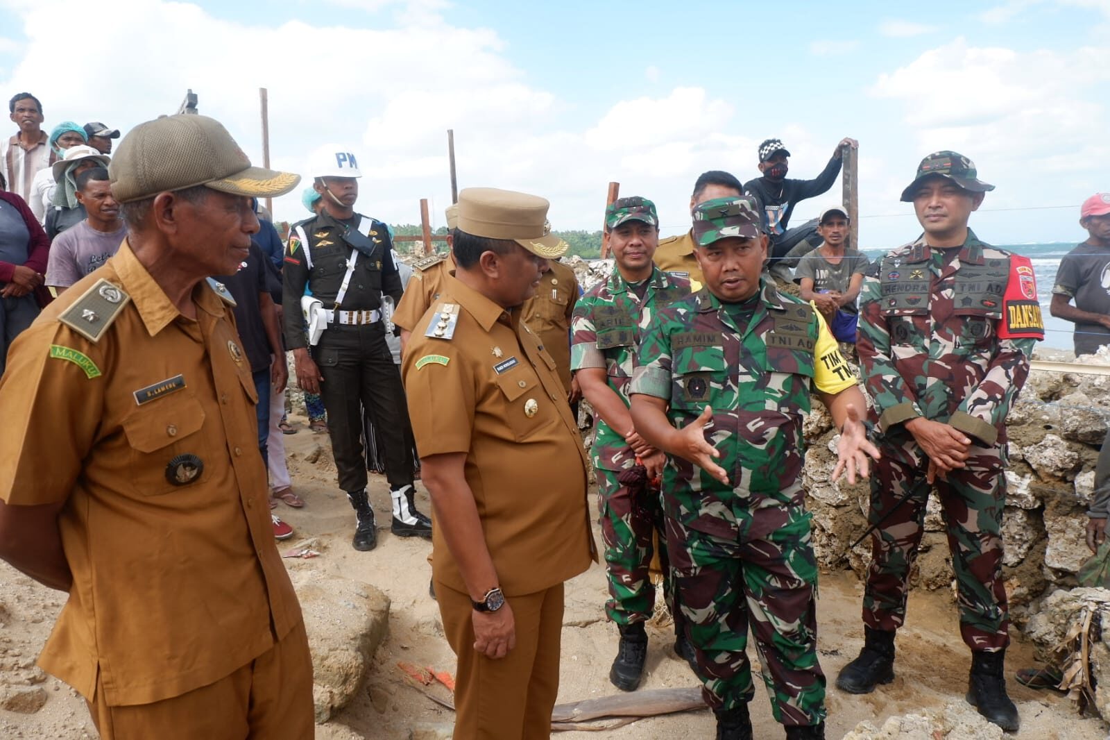 Kodim Saumlaki Terima Kunjungan Tim Wasev Tmmd Dari Mabesad