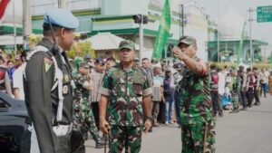 Mayjen TNI Farid Makruf Sambut Kedatangan Presiden Joko Widodo